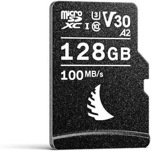 Angelbird - بطاقة ذاكرة AV PRO microSD V30 - 128 جيجابايت -UHS-I A2 - (بما في ذلك محول بطاقة SD بالحجم الكامل) - صور وفيديو بدقة 4K+ - طائرات بدون طيار - كاميرات الحركة - الهواتف الذكية - الألعاب. in Kuwait