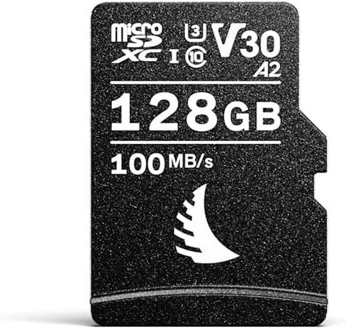 Angelbird - بطاقة ذاكرة AV PRO microSD V30 - 128 جيجابايت -UHS-I A2 - (بما في ذلك محول بطاقة SD بالحجم الكامل) - صور وفيديو بدقة 4K+ - طائرات بدون طيار - كاميرات الحركة - الهواتف الذكية - الألعاب. in Kuwait