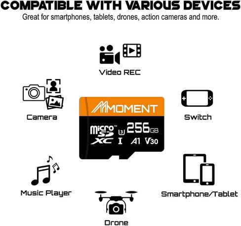 MMOMENT MM11 32GB 1-Pack Micro SD Card A1 U1 V10 microSDHC حتى 90 ميجابايت/ثانية in Kuwait