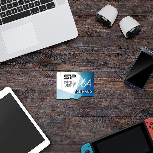 Silicon Power 32GB 3D NAND High Speed MicroSD Card with Adapter in Saudi Arabia