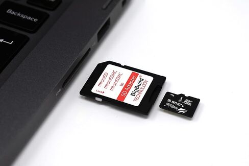 بطاقة ذاكرة microSDHC بسعة 32 جيجابايت فائقة السرعة 80 ميجابايت/ثانية بتقنية BigBuild لهواتف Samsung Galaxy A11 وA12 وA13 وA20s وA23 وA33 Mobile in Kuwait