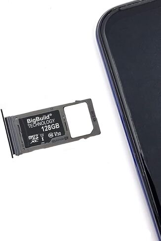 بطاقة ذاكرة microSDHC بسعة 32 جيجابايت فائقة السرعة 80 ميجابايت/ثانية بتقنية BigBuild لهواتف Samsung Galaxy A11 وA12 وA13 وA20s وA23 وA33 Mobile in Kuwait