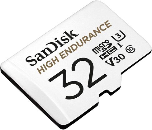 SanDisk 32GB High Endurance UHS-I microSDHC Memory Card with SD Adapter, 100MB/s Read, 60MB/s Write in Saudi Arabia