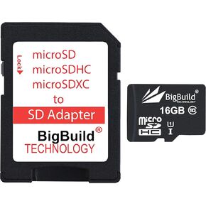 بطاقة ذاكرة microSDHC بسعة 32 جيجابايت فائقة السرعة 80 ميجابايت/ثانية بتقنية BigBuild لهاتف ZTE Blade L8/L9، Max View، V30 Vita، X1 للهاتف الخلوي in Kuwait