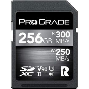 ProGrade Digital SDXC UHS-II V90 Iridium Memory Card (128GB) | Read speed up to 300MB/s and write speed up to 200MB/s for fast capture, file transfers, and professional workflows in Saudi Arabia