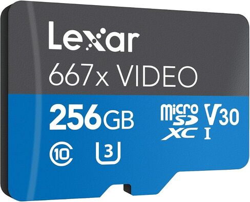 Lexar Professional 667x Video 128GB microSDXC UHS-I Card (LSDMI128VBNA667A) in Saudi Arabia