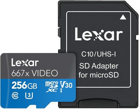Lexar Professional 667x Video 128GB microSDXC UHS-I Card (LSDMI128VBNA667A) in Saudi Arabia