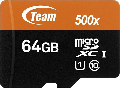 تيم جروب بطاقة ذاكرة متوافقة مع هواتف خلوية - بطاقات مايكرو اس دي - 64 جيجابايت TUSDX64GUHS03 in Kuwait