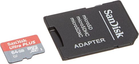 Sandisk Ultra Plus 64gb Microsdxc Class 10 Uhs-1 Memory Card in Saudi Arabia