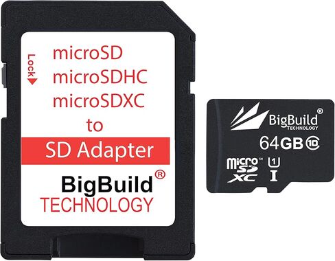 بطاقة ذاكرة eMemoryCards سعة 32 جيجابايت فائقة السرعة 80 ميجابايت/ثانية microSDHC لجميع موديلات Samsung Galaxy Tab S6، S6 Lite بما في ذلك T860N، T865N، T720، T720N، T725، T725N، P610 Tablet in Kuwait