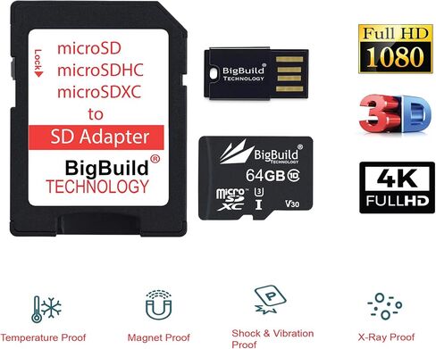8GB Ultra Fast 80MB/s microSDHC Memory Card for ZTE Blade 10 Prime, 11 Prime, 20/20 Pro, V2020 Cell Phone in Kuwait