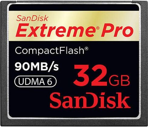 بطاقة ذاكرة SanDisk 32GB Extreme Pro CF - UDMA 90MB/s 600x (SDCFXP-032G-A91، عبوة التجزئة الأمريكية) in Saudi Arabia