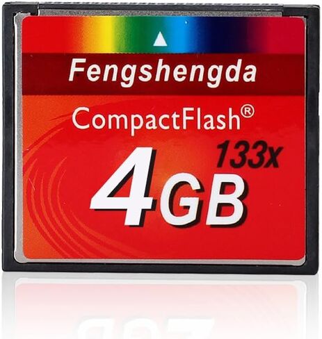 FengShengDa 4G Extreme Compact Flash Memory Card Speed Up to 80MB/s Frustration-Free Packaging SDCFHS-4G-AFFP in Saudi Arabia