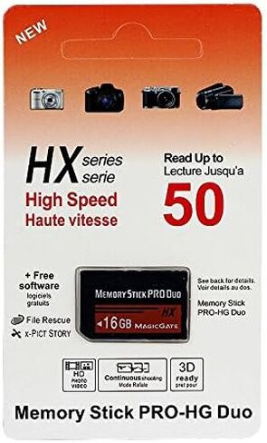 ميموري ستيك برو ديو عالي السرعة 16 جيجا (MARK2) لملحقات سوني PSP / بطاقة ذاكرة الكاميرا .. in Kuwait