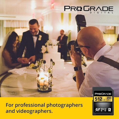 SD UHS-II 128GB Card V60 –Up to 130MB/s Write Speed and 250 MB/s Read Speed | for Professional Vloggers, Filmmakers, Photographers & Content Curators – by Prograde Digital in Saudi Arabia