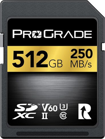 SD UHS-II 128GB Card V60 –Up to 130MB/s Write Speed and 250 MB/s Read Speed | for Professional Vloggers, Filmmakers, Photographers & Content Curators – by Prograde Digital in Saudi Arabia
