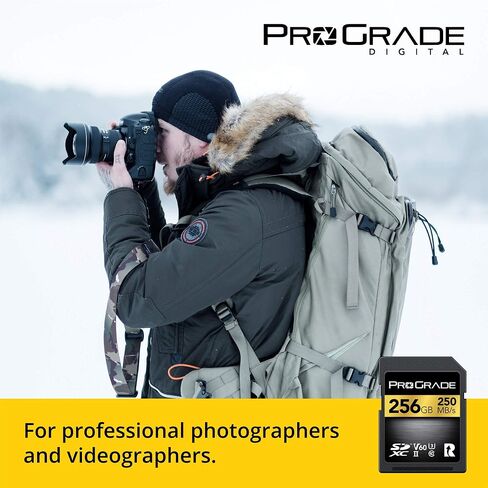 بطاقة الذاكرة الذهبية ProGrade SDXC UHS-II V60 الذهبية (128 جيجابايت) in Kuwait