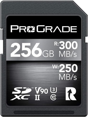 ProGrade Digital SDXC UHS-II V90 Iridium Memory Card (128GB) | Read speed up to 300MB/s and write speed up to 200MB/s for fast capture, file transfers, and professional workflows in Saudi Arabia