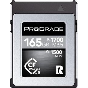 ProGrade Digital Memory Card - CFexpress Type B for Cameras | Optimized for Express Transfer of Files & Large Storage | 165GB Cobalt Series
