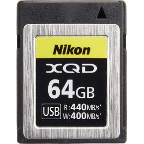Nikon XQD 64GB Memory Card, 440MB/s Read, 400MB/s Write in Saudi Arabia