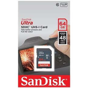 SanDisk Ultra 16GB SDHC Class 10 UHS-1 Memory Card - Speed up to 48 MB/s
