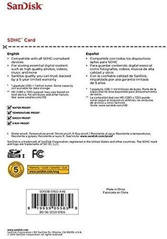 SanDisk 16 GB Class 2 SDHC Flash Memory Card SDSDB-016G-A14F in Saudi Arabia