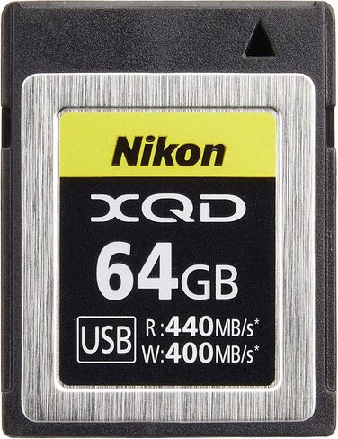 Nikon XQD 64GB Memory Card, 440MB/s Read, 400MB/s Write in Saudi Arabia