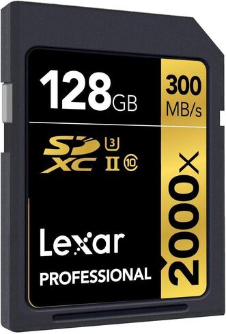 بطاقة Lexar Professional 2000x 32GB SDHC UHS-II (LSD32GCBNA2000R) in Saudi Arabia