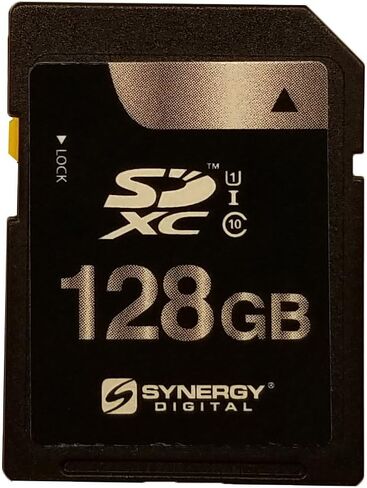 Synergy Digital Camera Memory Card, Compatible with Panasonic Lumix DMC-FZ300 Digital Camera, 128GB Secure Digital (SDXC) Class 10 Extreme Capacity Memory Card in Saudi Arabia