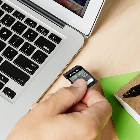بطاقة ذاكرة فلاش PNY 16GB Elite Class 10 U1 V10 SDHC 5 عبوات - قراءة 100 ميجابايت/ثانية، الفئة 10، U1، V10، Full HD، UHS-I، SD بالحجم الكامل in Kuwait