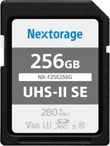 Nextorage اليابان بطاقة SD UHS-II 256GB بطاقة الذاكرة كانون نيكون سوني الكاميرا in Kuwait