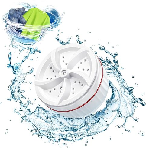 غسالة صغيرة، غسالة صغيرة محمولة، 2.36 بوصة × 3 بوصة × 5.11 بوصة، للمنزل، العمل، السفر، غرفة الكلية، الشقة in Kuwait