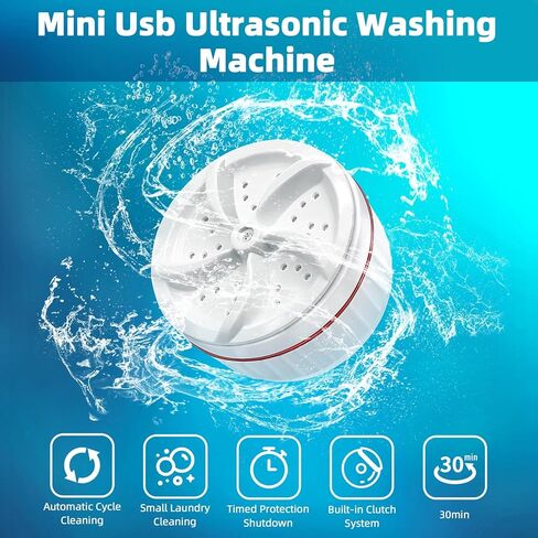غسالة صغيرة، غسالة صغيرة محمولة، 2.36 بوصة × 3 بوصة × 5.11 بوصة، للمنزل، العمل، السفر، غرفة الكلية، الشقة in Kuwait