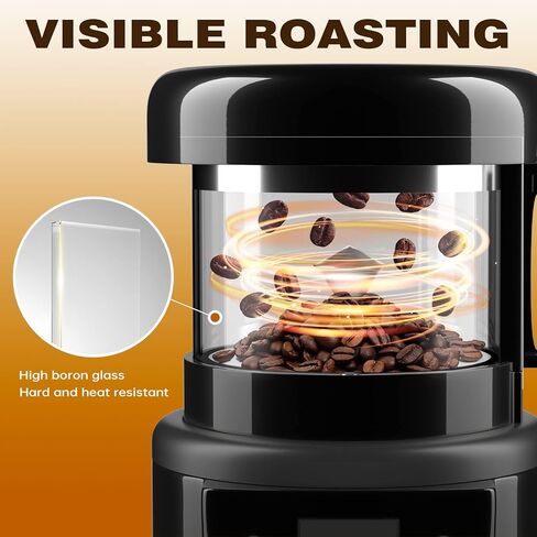 Fricoffee Coffee Roaster Machine, Electric Coffee Bean Roaster 1400W, Auto & Diy Mode Gift For Coffee Lover in Saudi Arabia