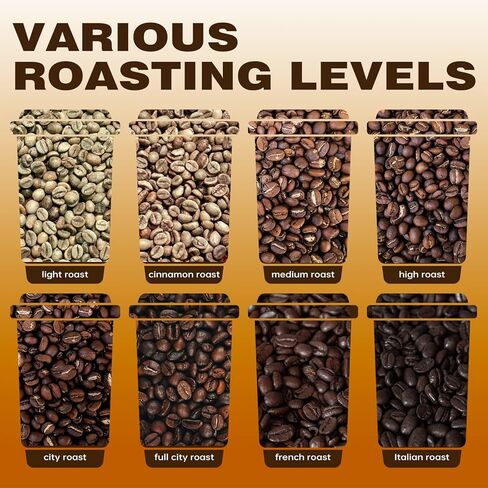 Fricoffee Coffee Roaster Machine, Electric Coffee Bean Roaster 1400W, Auto & Diy Mode Gift For Coffee Lover in Saudi Arabia