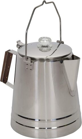 Stansport Stainless Steel Percolater 28-Cup Coffee Pot, One Size in Saudi Arabia