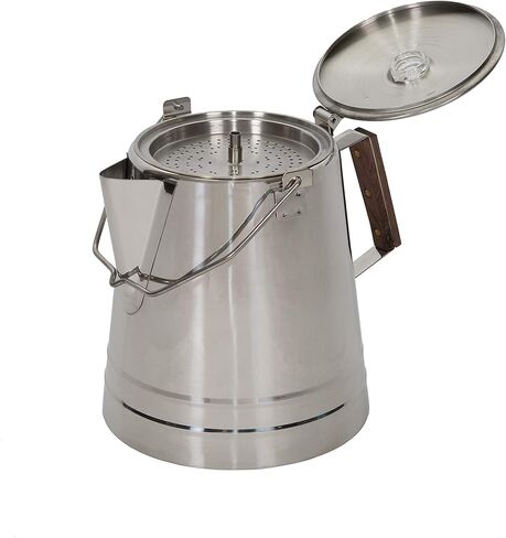 Stansport Stainless Steel Percolater 28-Cup Coffee Pot, One Size in Saudi Arabia