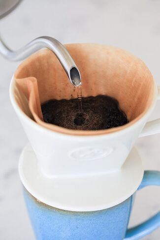 Coffee Pour Over Single Cup Ceramic Brewer Coffee Maker (Black) in Saudi Arabia