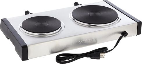 Cuisinart CB-30P1 Cast-Iron Single Burner, Stainless Steel in Saudi Arabia