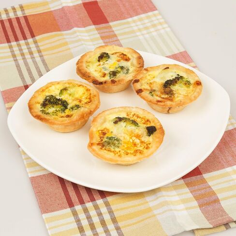 Mini Pie and Quiche Maker for Mother's Day Baking - Nonstick Baker Cooks 6 Small Quiches or Pies in Minutes- Dough Cutting Circle Easy Dough Measurement- Better than Pie Tins, Pans, Desserts Cooking in Saudi Arabia