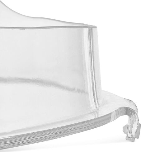 غطاء ماكينة الحلوى القطنية التجارية من كاندي - غطاء رأس بقبة بلاستيكية شفافة مع مقابض مطاطية - درع أدوات صنع غزل البنات - 20.5× القطر العالمي in Kuwait