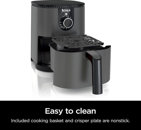 Ninja AF161 Max XL Air Fryer that Cooks, Crisps, Roasts, Bakes, Reheats and Dehydrates, with 5.5 Quart Capacity, and a High Gloss Finish, Grey in Kuwait