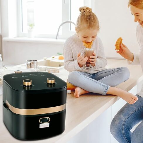 KoKoBin 6.8-Quart Air Fryer Oven,perspective window,Adjustable Temperature Control 0℉ to 400℉,Nonstick Basket, 1200W in Saudi Arabia