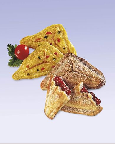 Proctor Silex Deluxe Hot Sandwich Maker with Easy-Clean Durable Nonstick Ceramic Plates, Fits up to 2 Grilled Cheese, Ruebens, Tortas or Subs, Stainless Steel (25415PS) in Saudi Arabia