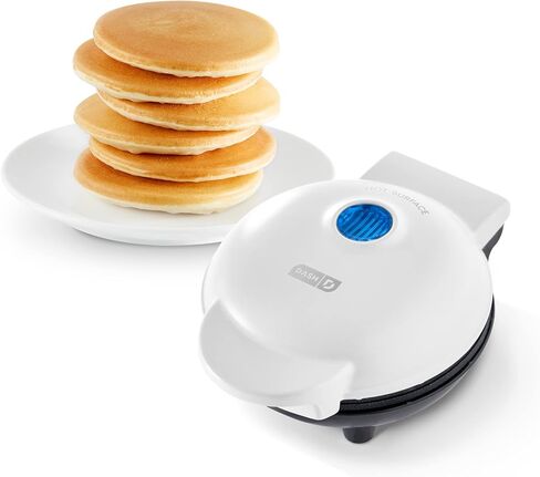 Dash Mini Maker Griddle, 4 Inch Nonstick Cooking Surface, Aqua | Compact Electric Mini Pancake Maker, Quick Heating, Single Serve Eggs, Hash Browns & Breakfast Sandwiches in Kuwait