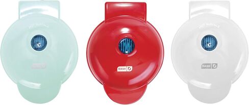 DASH Mini Maker Waffle Maker + Griddle, 2-Pack Griddle + Waffle Iron - Aqua in Saudi Arabia