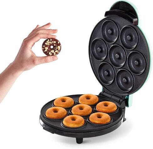 DASH Mini Maker Waffle Maker + Griddle, 2-Pack Griddle + Waffle Iron - Aqua in Saudi Arabia