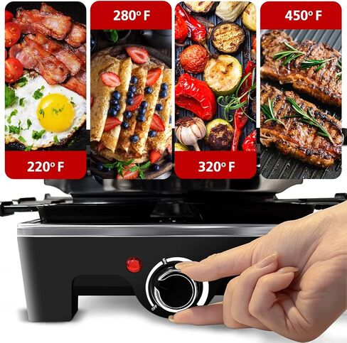 Raclette Grill, Techwood Electric Table Indoor Grill Korean BBQ Grill, Removable 2-in-1 Non-Stick Grill Plate, 1500W Fast Heating with 8 Cheese Melt Pans, Ideal for Parties and Family Fun (Blue) in Saudi Arabia