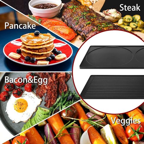 Raclette Grill, Techwood Electric Table Indoor Grill Korean BBQ Grill, Removable 2-in-1 Non-Stick Grill Plate, 1500W Fast Heating with 8 Cheese Melt Pans, Ideal for Parties and Family Fun (Blue) in Saudi Arabia