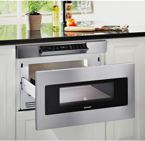 Sharp Microwave Drawer, Stainless Steel - SMD3070ASY model in Saudi Arabia